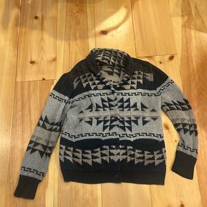 Pendleton blue Aztec button up cardigan